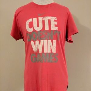 Nike "Cute Doesn't Win Games" Tee